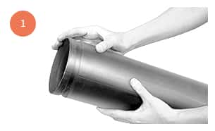 KAN-therm - Groove system - Assembly step 1 - Preparation of pipes