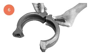 KAN-therm - Groove system - Mounting step 6 - Mounting the gasket